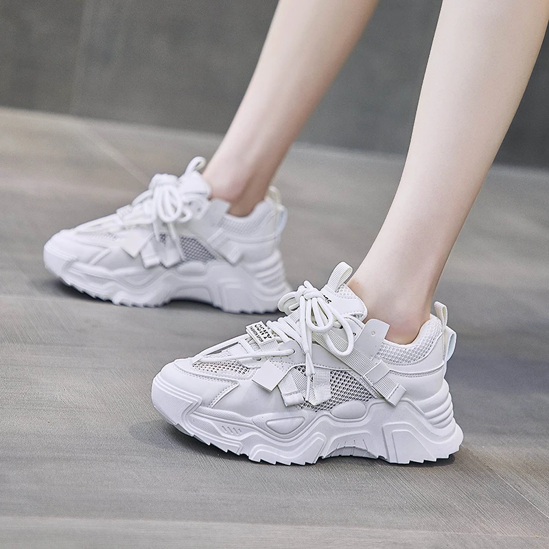 Tenis Feminino 2023 Women Tennis Shoes Breathable Chunky Platform Sneakers Lace-up Wedge Shoes Female Trainers Walking Shoes
Tenis Feminino 2023 Women Tennis Shoes Breathable Chunky Platform Sneakers Lace-up Wedge Shoes Female Trainers Walking Shoes