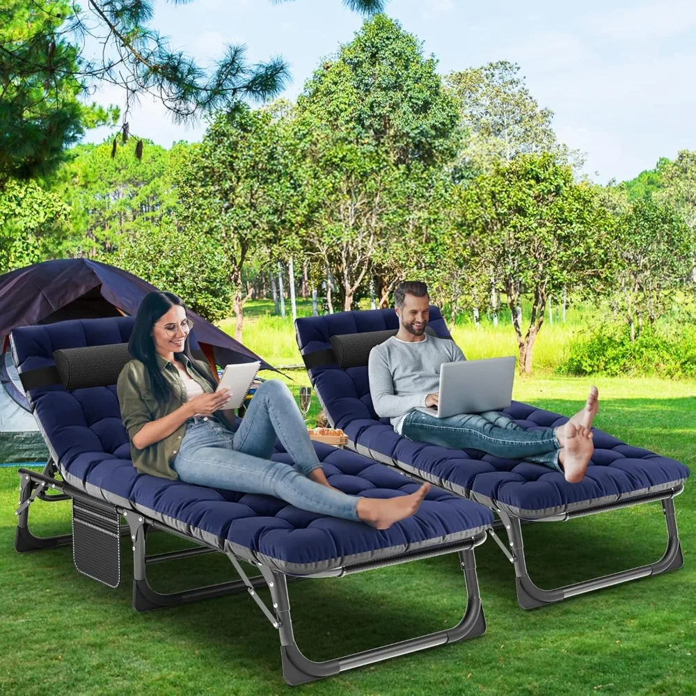 Folding Outside Chaise Lounge Chair with Mattress, 5 Position Adjustable Patio Reclining Chairs Perfect for, Customized
Folding Outside Chaise Lounge Chair with Mattress, 5 Position Adjustable Patio Reclining Chairs Perfect for, Customized