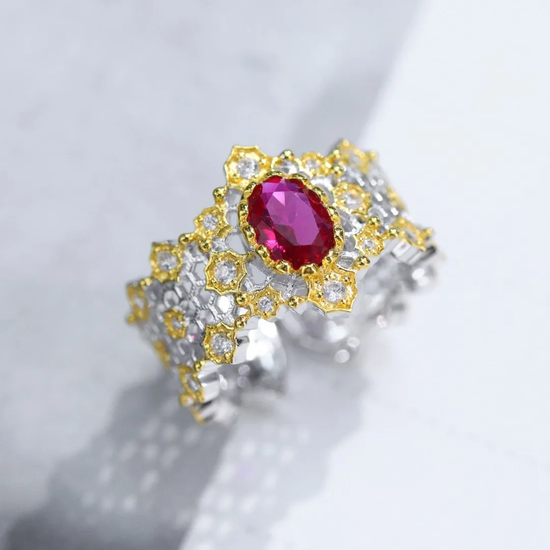 Solid 925 Sterling Silver Plated with Thick 18K Gold Zircons Rings for Unisex or Man or Female's Classic Cocktail Rings
Solid 925 Sterling Silver Plated with Thick 18K Gold Zircons Rings for Unisex or Man or Female's Classic Cocktail Rings