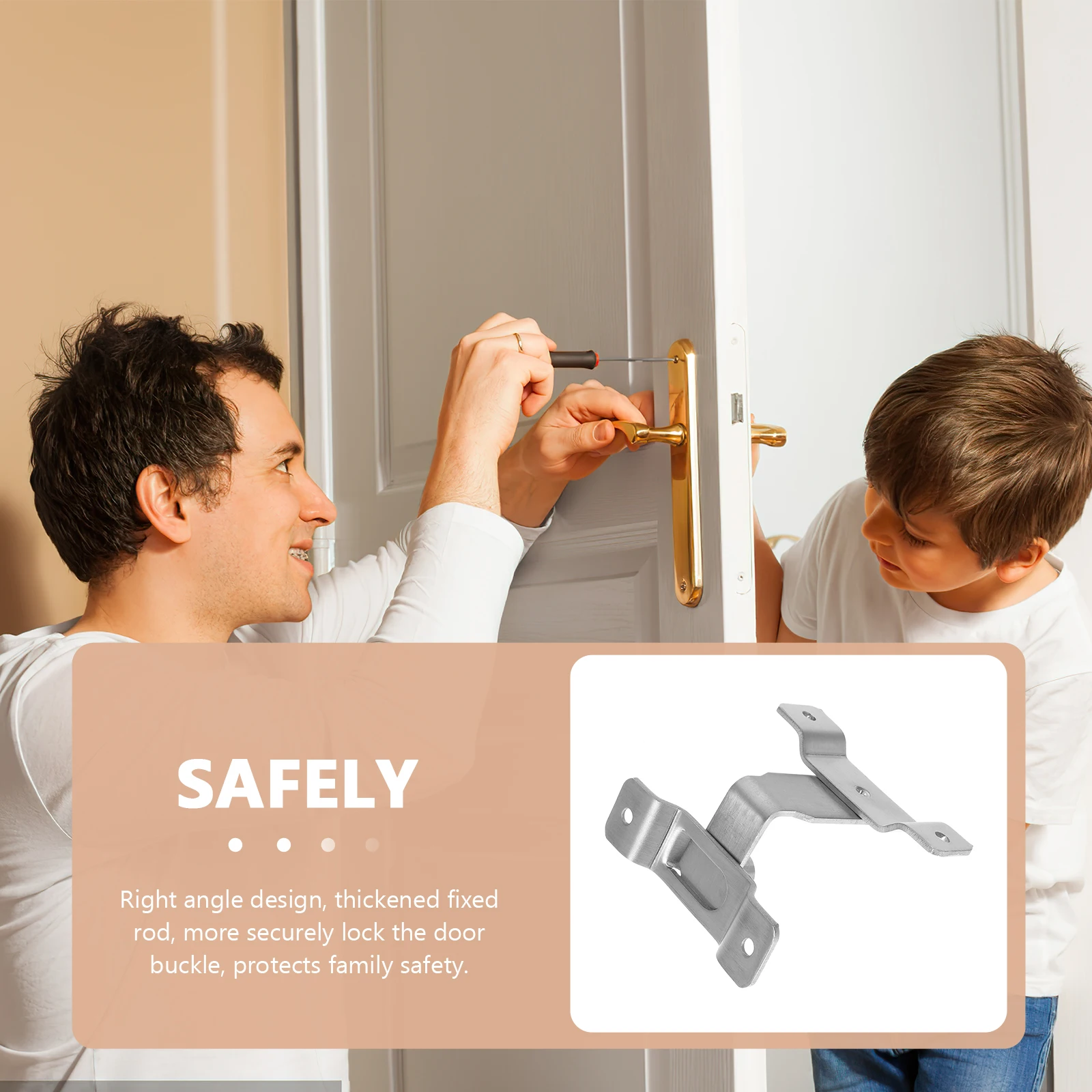 Stainless Steel Door Right Angle Security Lock Corrosion Resistant Durable Garage Bedroom Cabinet Bathroom Sliding Latch
Stainless Steel Door Right Angle Security Lock Corrosion Resistant Durable Garage Bedroom Cabinet Bathroom Sliding Latch