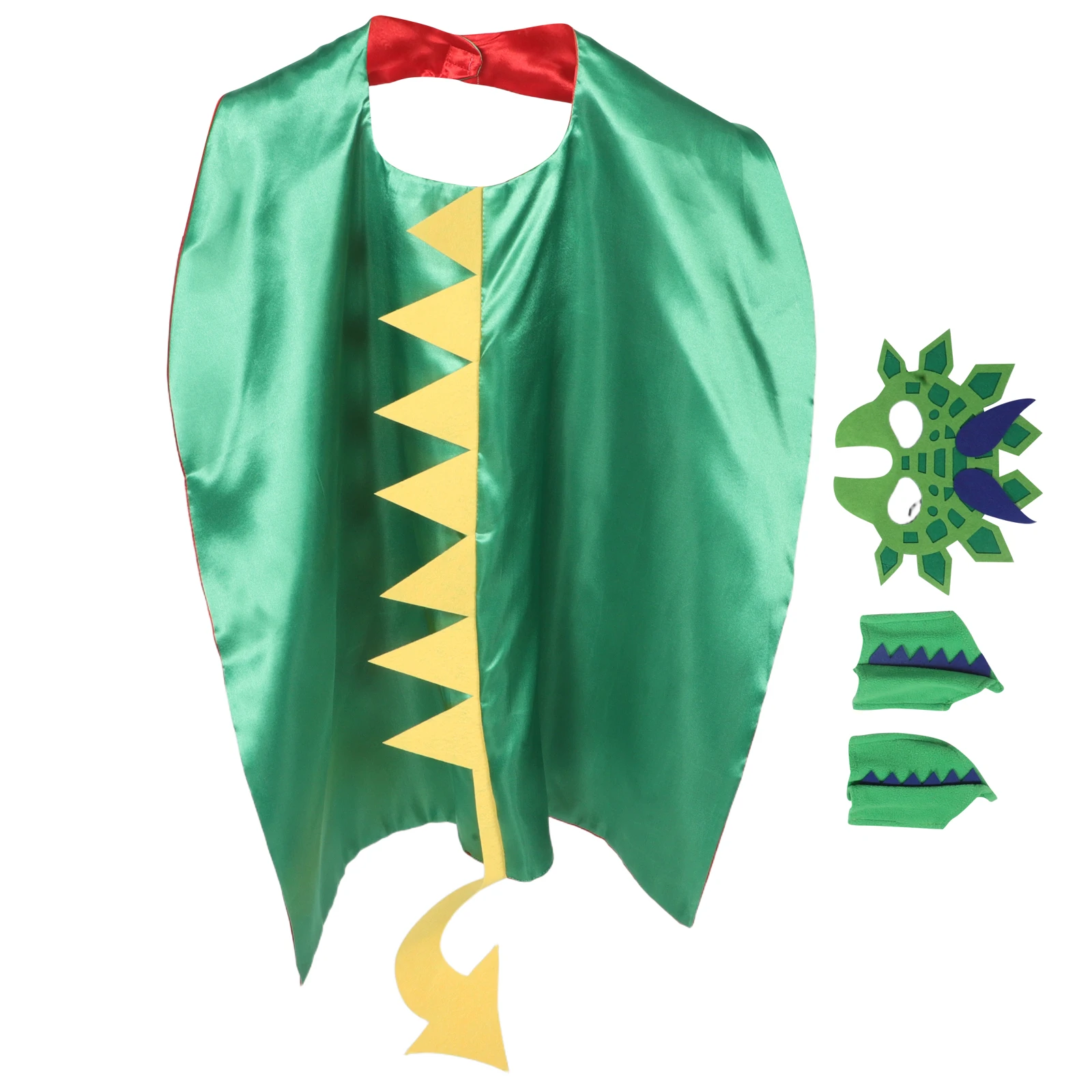 Dinosaur Cape Set Dress up Cosplay Costume for Toddler Boys Performance Props Polyester Capes Kids Child Cartoon
Dinosaur Cape Set Dress up Cosplay Costume for Toddler Boys Performance Props Polyester Capes Kids Child Cartoon