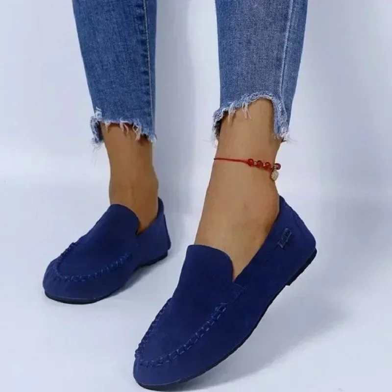 Women's Shoes Slip-On Women's Flat Shoes Solid Color Casual Comfortable Flat Round Toe Temperament Lightweight Flat Shoes
Women's Shoes Slip-On Women's Flat Shoes Solid Color Casual Comfortable Flat Round Toe Temperament Lightweight Flat Shoes