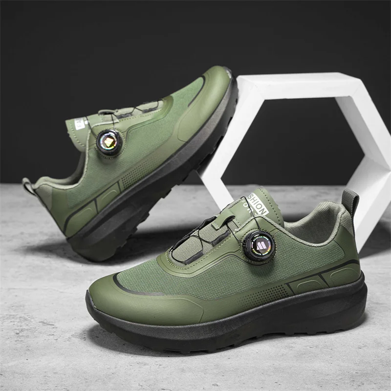 Green Men's Trekking Shoes Outdoor Knob Hiking Shoes for Men Anti-skid Breathable Work Sneakers Walking Shoes Man tenis hombre
Green Men's Trekking Shoes Outdoor Knob Hiking Shoes for Men Anti-skid Breathable Work Sneakers Walking Shoes Man tenis hombre