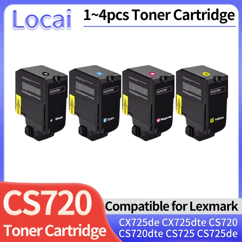 7K CX725 CS720 ТОНЕР 74C1SK0 Тонер-картридж, совместимый принтер Lexmark CX725de CX725dte CS720 CS720de CS720dte CS725de CS725dte
7K CX725 CS720 ТОНЕР 74C1SK0 Тонер-картридж, совместимый принтер Lexmark CX725de CX725dte CS720 CS720de CS720dte CS725de CS725dte