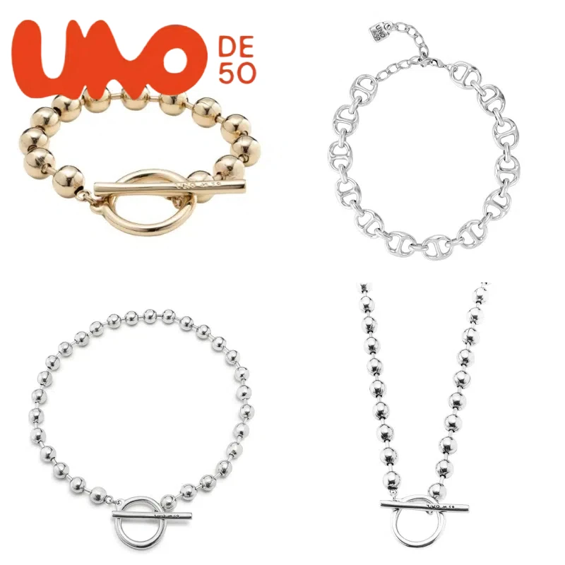 UNOde50 Новое серебряное/позолоченное ожерелье — посеребренное S925 и позолоченное 14-каратное двухцветное, Luxe Vibe, скидка
UNOde50 Новое серебряное/позолоченное ожерелье — посеребренное S925 и позолоченное 14-каратное двухцветное, Luxe Vibe, скидка