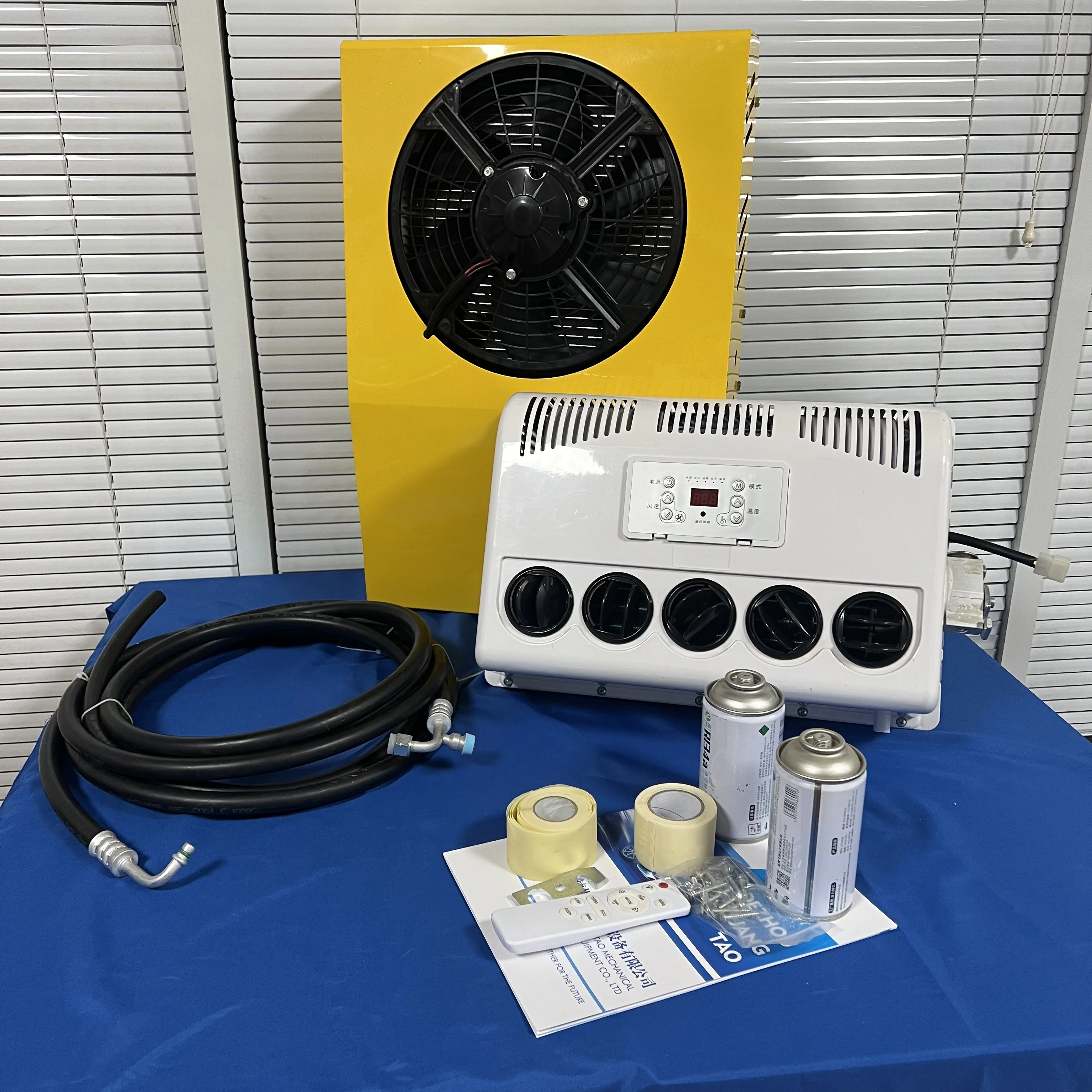 Vehicle air Conditioner 12 24v Parking Electric air Conditioner Split Scroll Compressor Card Is Suitable for Truck Saloon Car
Vehicle air Conditioner 12 24v Parking Electric air Conditioner Split Scroll Compressor Card Is Suitable for Truck Saloon Car