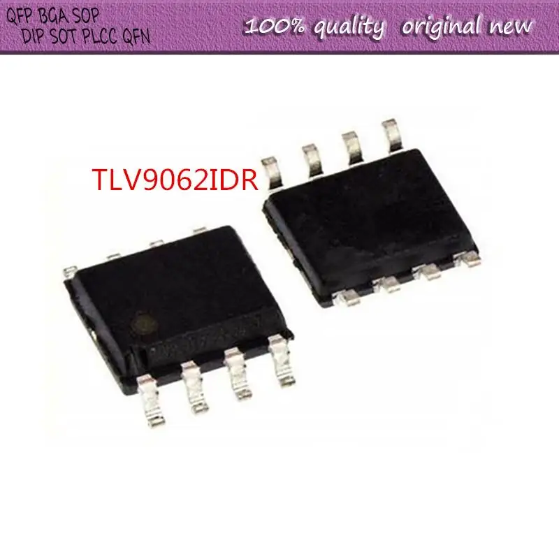 НОВИНКА 5 шт./лот TLV9062IDR TLV9062 TL9062 SOP-8
НОВИНКА 5 шт./лот TLV9062IDR TLV9062 TL9062 SOP-8