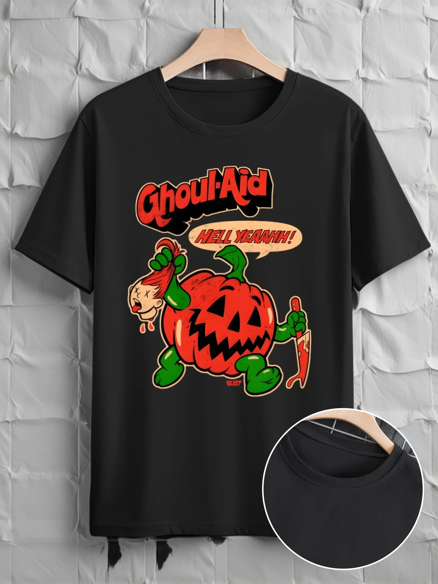 Men's Halloween Fun Print T-Shirt - Casual Short Sleeve, Round Neck Top with Unique Graphics
Men's Halloween Fun Print T-Shirt - Casual Short Sleeve, Round Neck Top with Unique Graphics