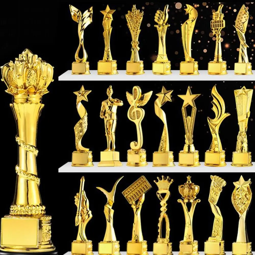 Crown Pentagram Competition Trophy Medal Universal Golden Color Pentagram Trophy Souvenir Gold Color Medals for Team Competition
Crown Pentagram Competition Trophy Medal Universal Golden Color Pentagram Trophy Souvenir Gold Color Medals for Team Competition