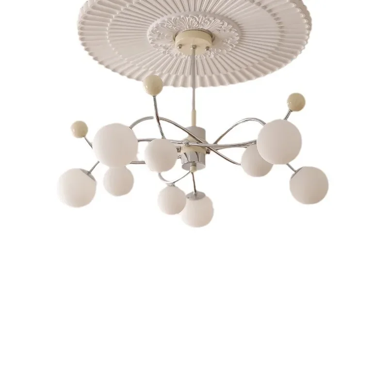 Medieval living room chandelier magic bean Internet celebrity bedroom light Bauhaus, cream wind lamp
Medieval living room chandelier magic bean Internet celebrity bedroom light Bauhaus, cream wind lamp