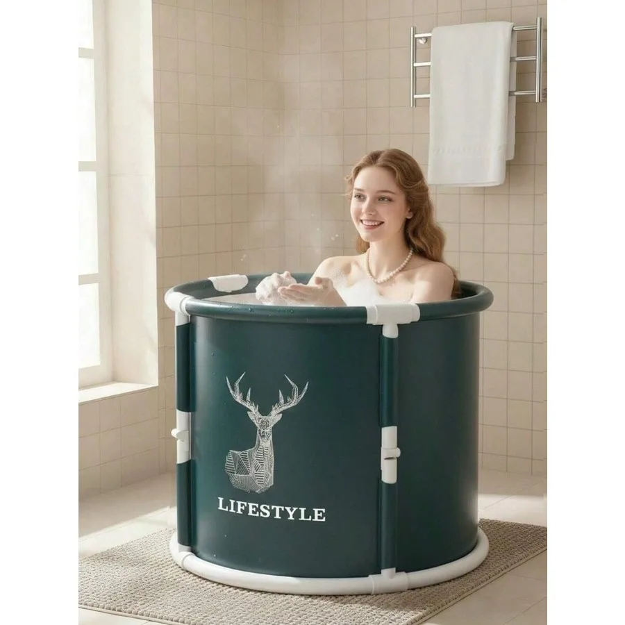 1PC Portable Foldable Bathtub For Adults, Ice Bath Hot and Cold Soaking Tub, Outdoor Indoor Spa Tub, Freestanding Soaking Tub W
1PC Portable Foldable Bathtub For Adults, Ice Bath Hot and Cold Soaking Tub, Outdoor Indoor Spa Tub, Freestanding Soaking Tub W