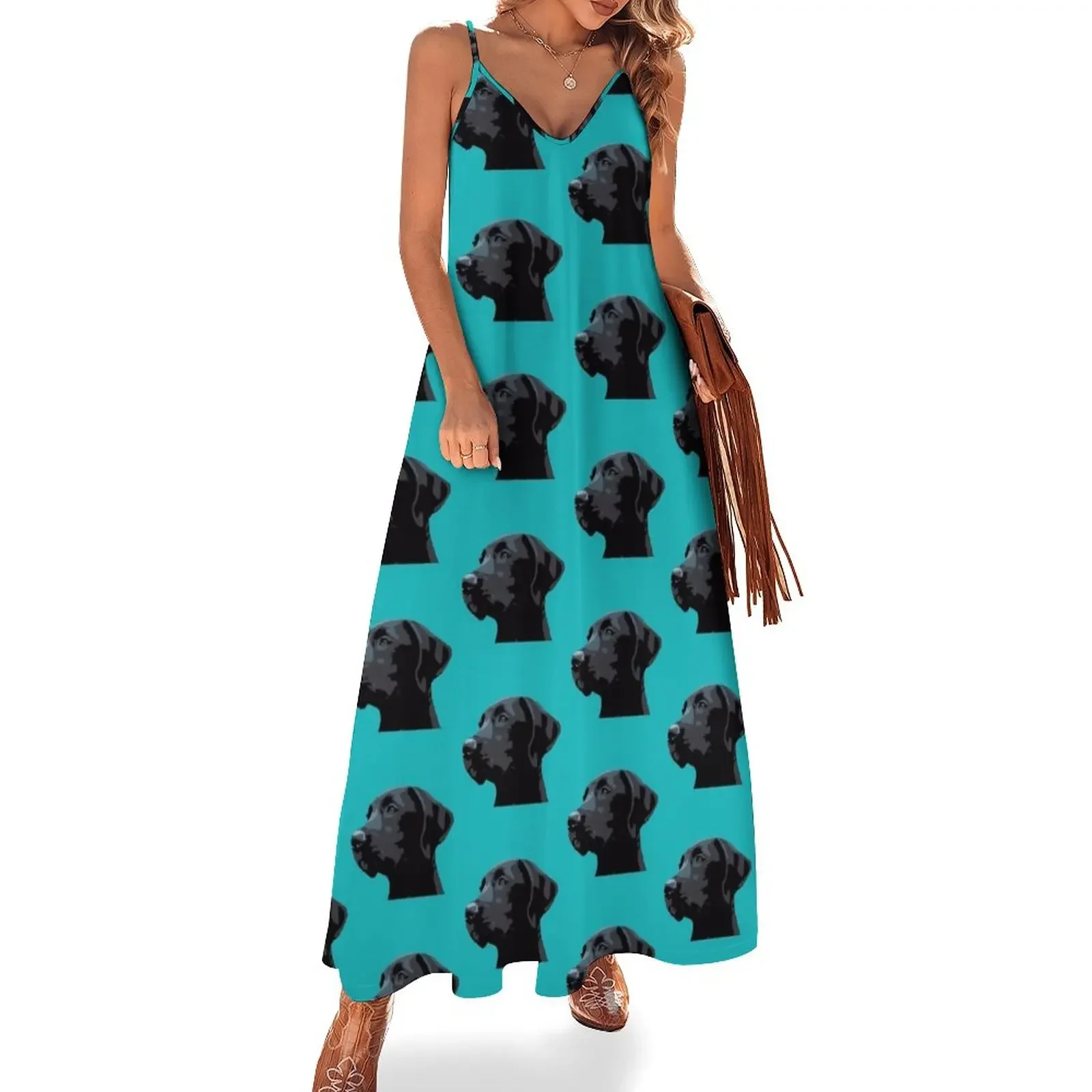 Black Labrador print Sleeveless Dress summer women's suit women's fashion dresses long sleeve dresses Dress
Black Labrador print Sleeveless Dress summer women's suit women's fashion dresses long sleeve dresses Dress