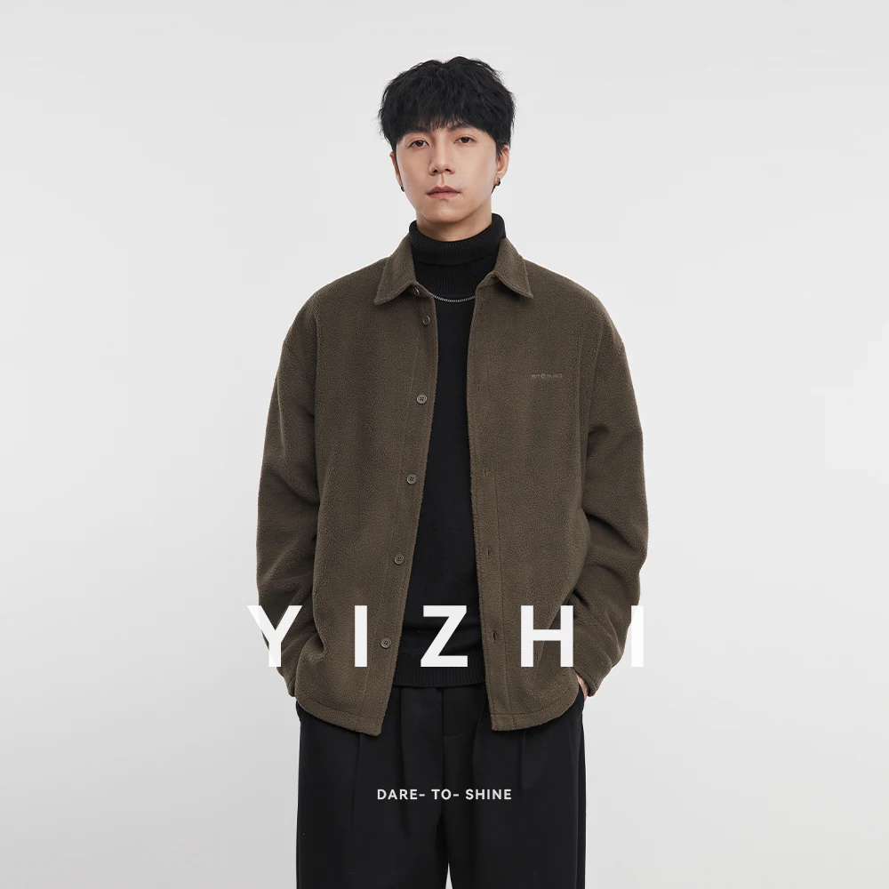 Модная мужская повседневная куртка-рубашка с пуговицами спереди, новинка зимы 2025 года, флисовая верхняя одежда, мягкое пальто с длинными рукавами, топ с воротником с лацканами
Модная мужская повседневная куртка-рубашка с пуговицами спереди, новинка зимы 2025 года, флисовая верхняя одежда, мягкое пальто с длинными рукавами, топ с воротником с лацканами