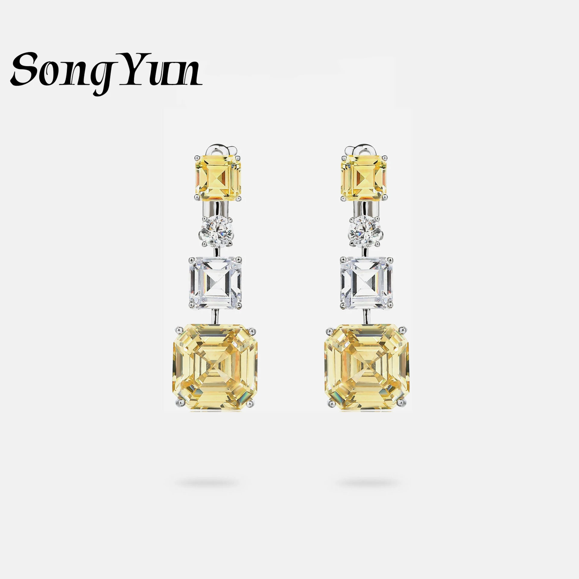 SongYun Jewelry 925 Sterling Silver Drop Earrings HCD Diamond High Carbon Diamond s925 Pendant Earrings Ear Pin Accessories
SongYun Jewelry 925 Sterling Silver Drop Earrings HCD Diamond High Carbon Diamond s925 Pendant Earrings Ear Pin Accessories