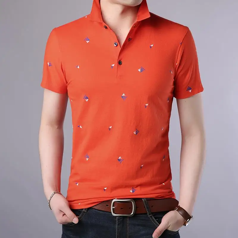 Fashion Lapel Button Printed All-match Short Sleeve T-Shirts Men Clothing 2024 Summer New Loose Korean Tops Casual Tee Shirt
Fashion Lapel Button Printed All-match Short Sleeve T-Shirts Men Clothing 2024 Summer New Loose Korean Tops Casual Tee Shirt