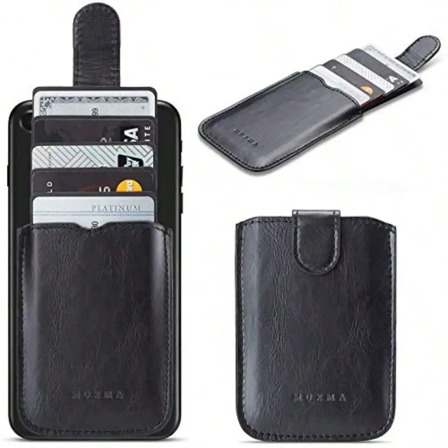 Phone Card Holder RFID Blocking Sleeve Pu Leather Back Phone Wallet Stick-On Pull Up 5 Card Holder Universally Pocket Covers Credit Cards Cash For IPhone/Android// Smartphones.Black Black
Phone Card Holder RFID Blocking Sleeve Pu Leather Back Phone Wallet Stick-On Pull Up 5 Card Holder Universally Pocket Covers Credit Cards Cash For IPhone/Android// Smartphones.Black Black
