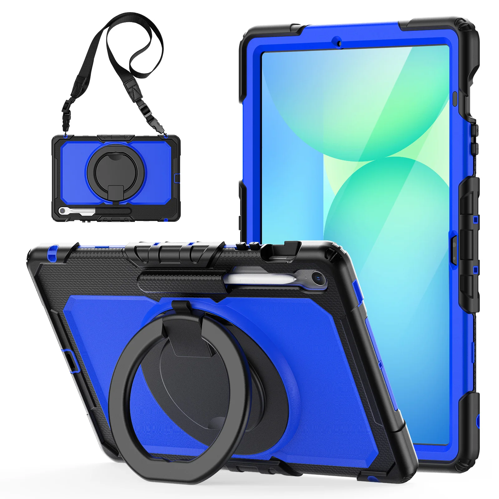 Tablet Case for Samsung Galaxy Tab S10 FE+ 13.1 2025 Handheld Ring Stand Cover for Galaxy Tab S10 Fe+ 13.1 model SM-X620/X626B
Tablet Case for Samsung Galaxy Tab S10 FE+ 13.1 2025 Handheld Ring Stand Cover for Galaxy Tab S10 Fe+ 13.1 model SM-X620/X626B