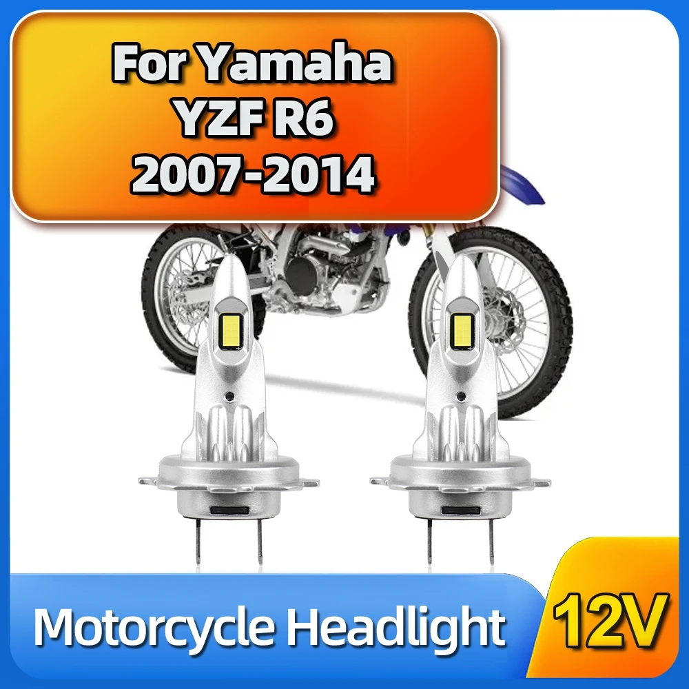 Motorcycle LED Headlight Bulbs 100W 6000K High Low Super Bright Light For Yamaha YZF R6 2007 2008 2009 2010 2011 2012 2013 2014
Motorcycle LED Headlight Bulbs 100W 6000K High Low Super Bright Light For Yamaha YZF R6 2007 2008 2009 2010 2011 2012 2013 2014