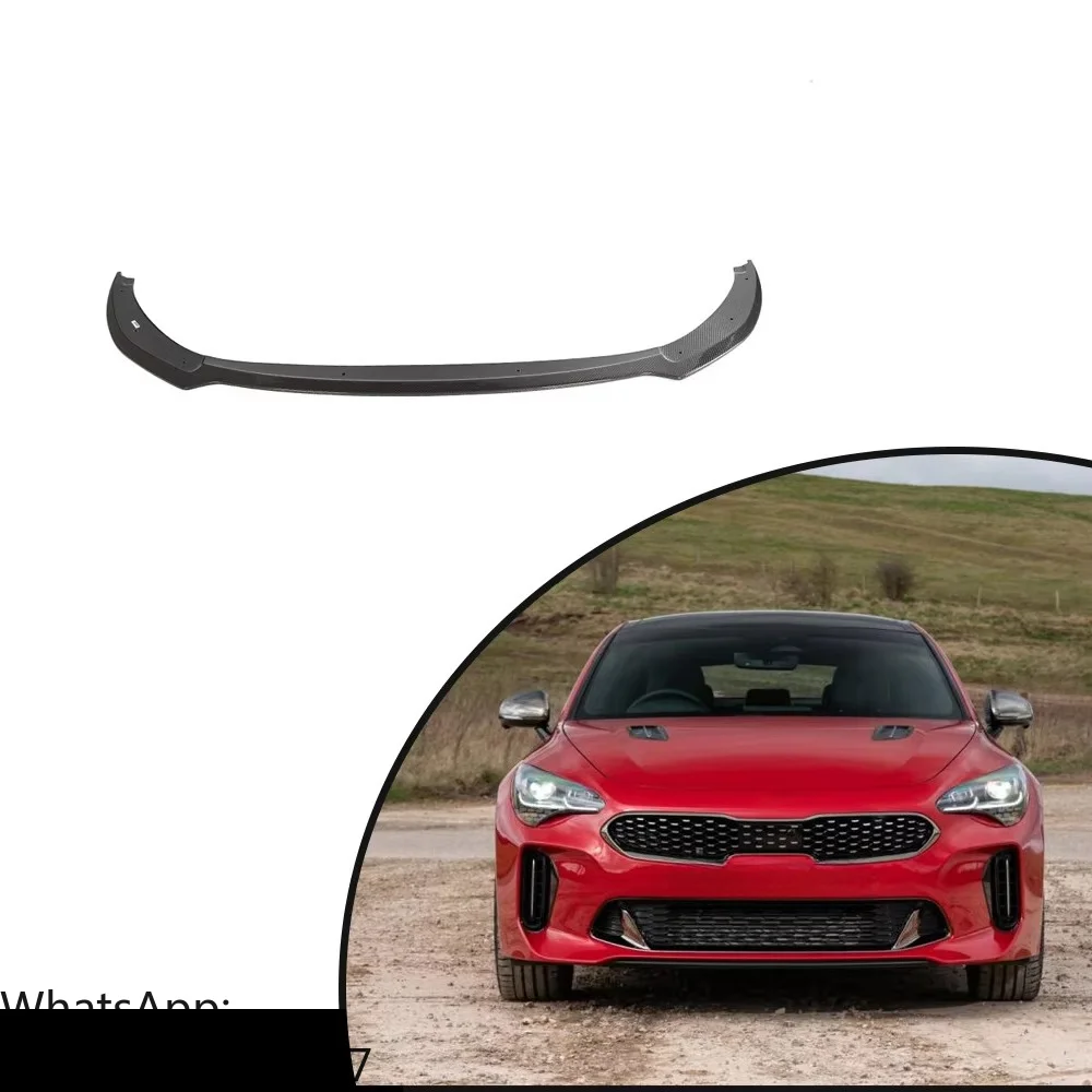 Real Carbon Fiber Stinger Front Bumper Splitter Lip Fits for KIA Stinger
Real Carbon Fiber Stinger Front Bumper Splitter Lip Fits for KIA Stinger