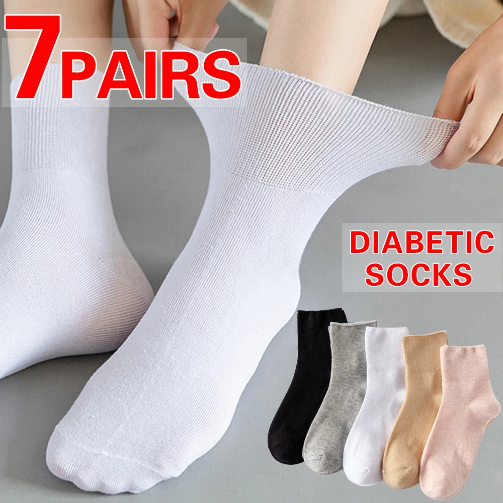 7 pairs women's non binding diabetes socks comfortable breathable shoes suitable for elderly and pregnant women for fat feet
7 pairs women's non binding diabetes socks comfortable breathable shoes suitable for elderly and pregnant women for fat feet
