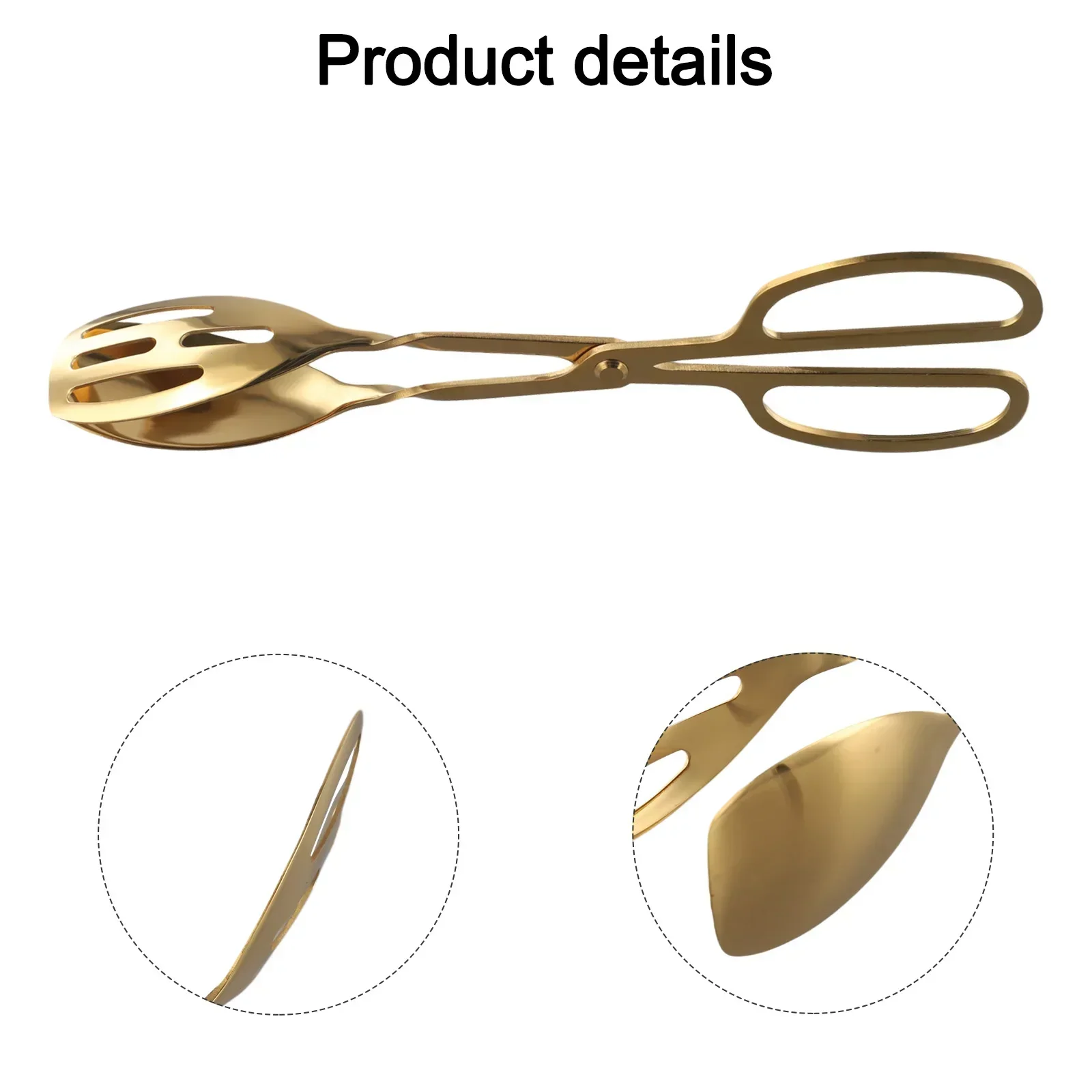 Clean And Sanitary Tong Food Serving 25.5x26 Cm Fish Gold Lifting Meat Silver Stainless Steel Turning Outdoor BBQ
Clean And Sanitary Tong Food Serving 25.5x26 Cm Fish Gold Lifting Meat Silver Stainless Steel Turning Outdoor BBQ