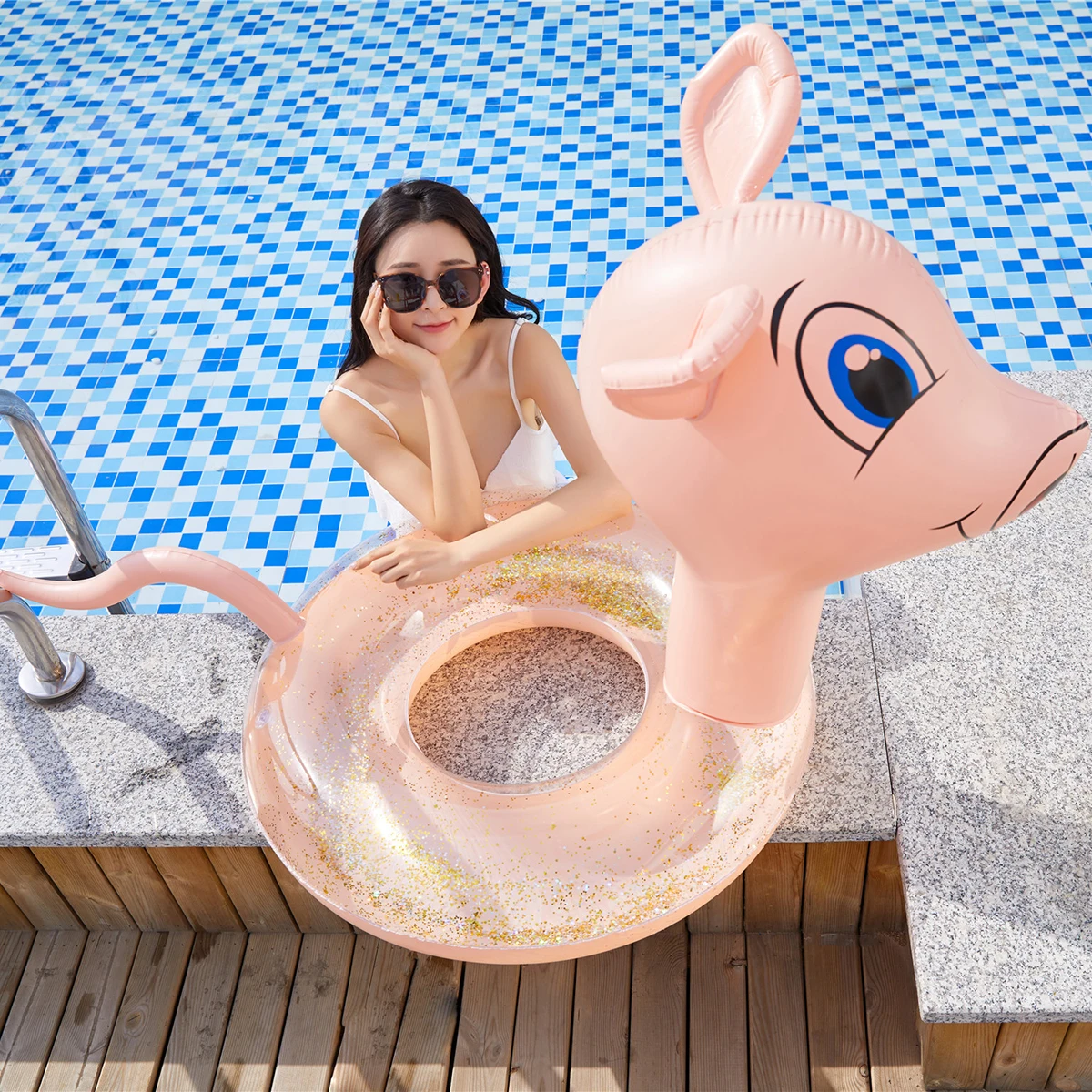 1pc Creative Pig Pattern Pvc Swim Ring For Kids Adults Inflatable Water Floating Pool Lake Float Fun Pool Float Ring
1pc Creative Pig Pattern Pvc Swim Ring For Kids Adults Inflatable Water Floating Pool Lake Float Fun Pool Float Ring