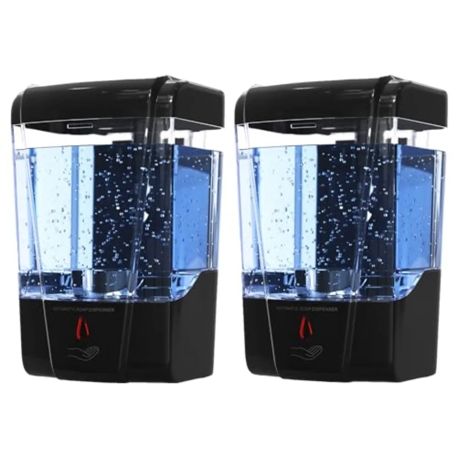 Automatic Soap Dispenser Wall Mount 2-Pack, Black,Touchless Hand Sanitizer/Commercial Hand Soap Dispenser for Bathroom, 20 oz (
Automatic Soap Dispenser Wall Mount 2-Pack, Black,Touchless Hand Sanitizer/Commercial Hand Soap Dispenser for Bathroom, 20 oz (