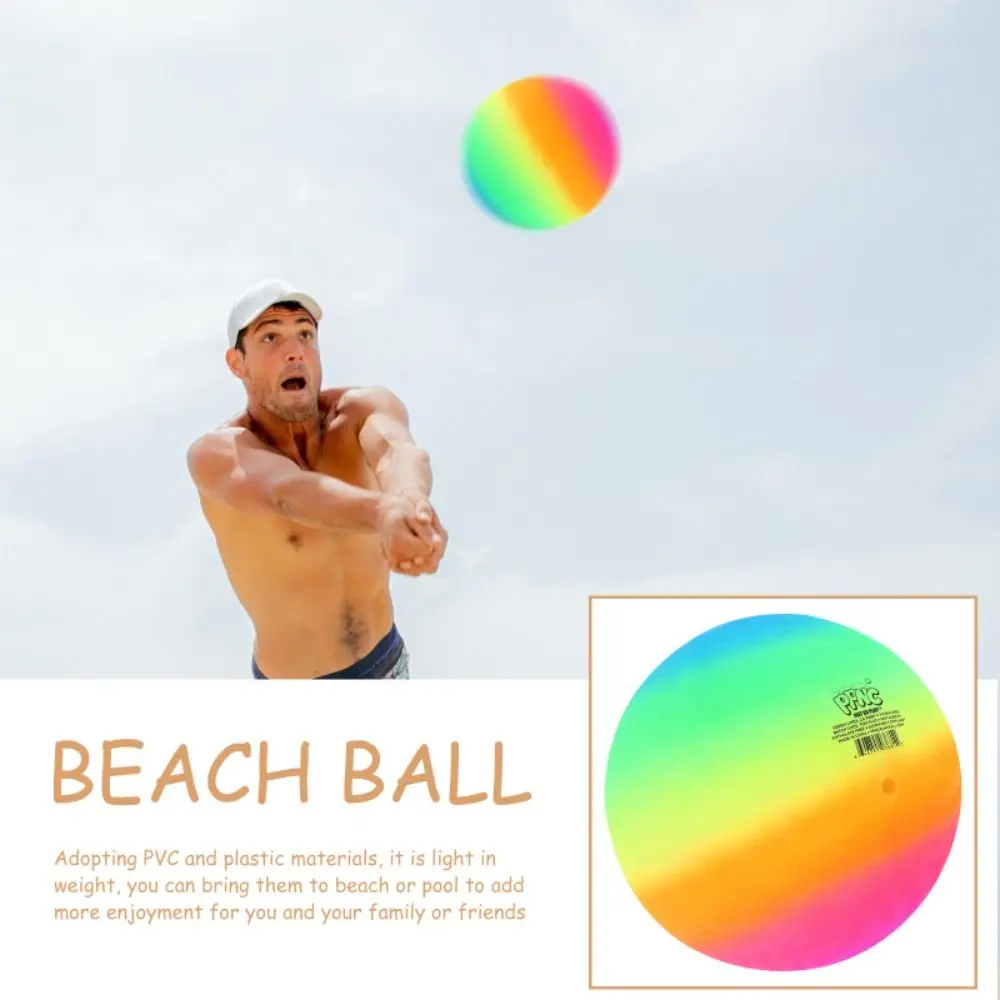 Soccer Ball Children's Garden Party Supply Rainbow Football Inflatable Football PVC Playthings Beach Rainbow Balls
Soccer Ball Children's Garden Party Supply Rainbow Football Inflatable Football PVC Playthings Beach Rainbow Balls