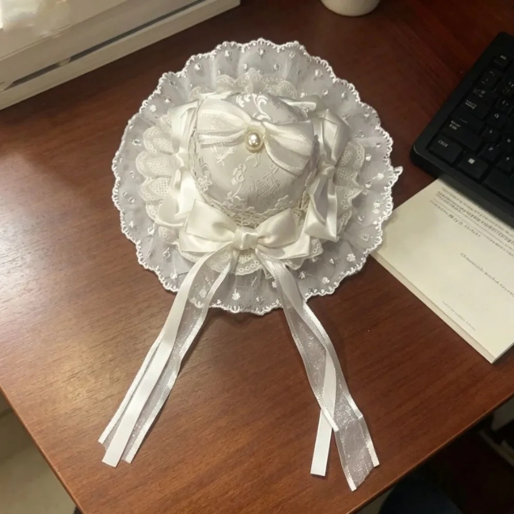 Creative Hat-shaped Hair Clip Ladies' Lace Hat Small Decorative Headwear Hair Ornaments
Creative Hat-shaped Hair Clip Ladies' Lace Hat Small Decorative Headwear Hair Ornaments