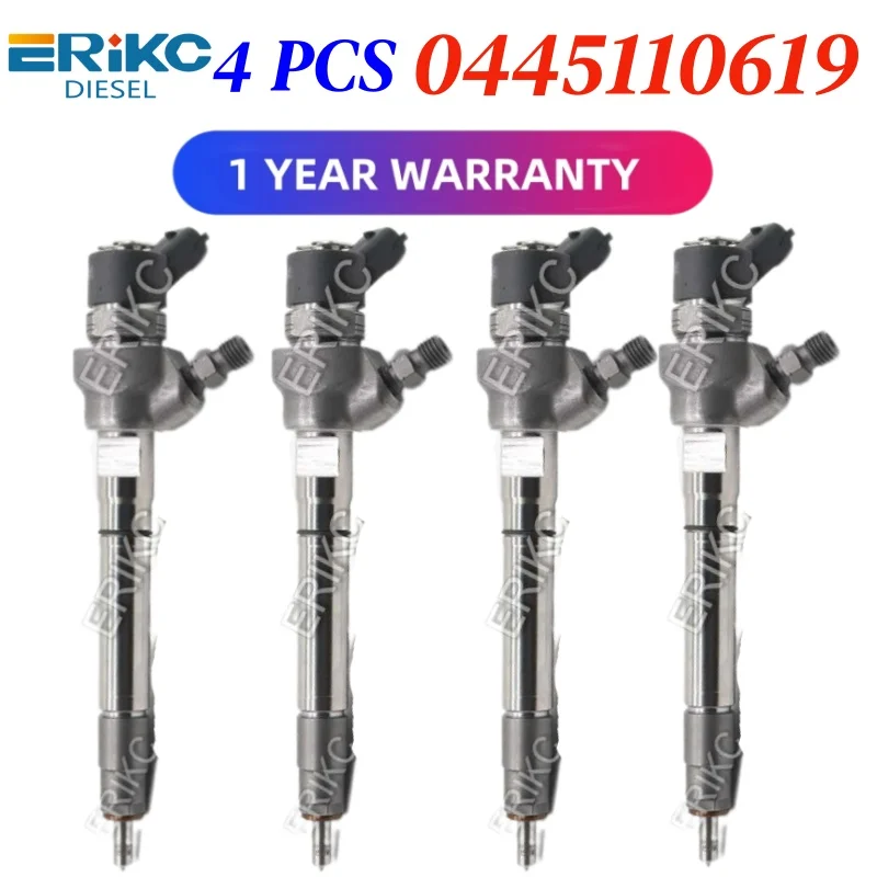 4 шт. форсунка Common Rail 0445110619 1100100XED15 форсунка дизельного топлива 0 445 110 619 для Great Wall Wingle 2022 
4 шт. форсунка Common Rail 0445110619 1100100XED15 форсунка дизельного топлива 0 445 110 619 для Great Wall Wingle 2022