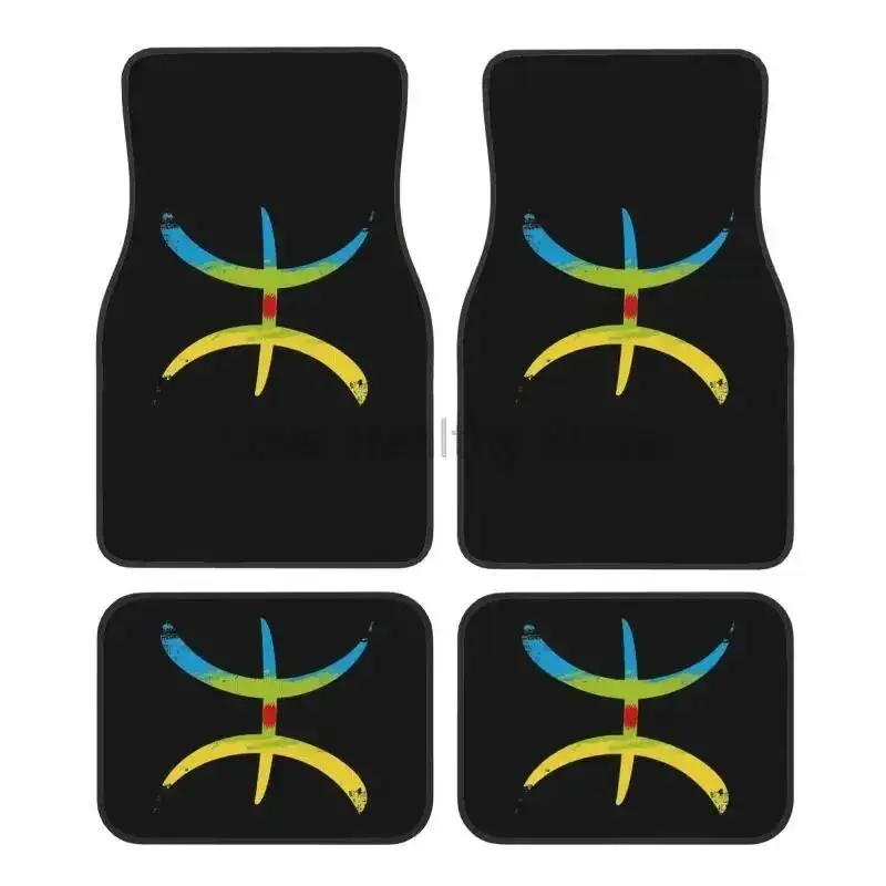 Kabyle Amazigh Flag Floor Mats of 4 Full Sets Universal Fit for SUV Vans Car Front and Rear Foot Mats Rugs with Rubber Backing
Kabyle Amazigh Flag Floor Mats of 4 Full Sets Universal Fit for SUV Vans Car Front and Rear Foot Mats Rugs with Rubber Backing