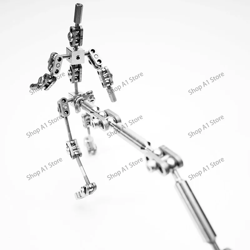 Full metal stop motion character skeleton stainless steel skeleton DIY animation doll is flexible and wear-resistant
Full metal stop motion character skeleton stainless steel skeleton DIY animation doll is flexible and wear-resistant
