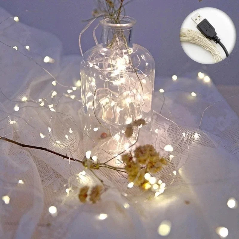 LED Copper Wire Waterproof Fairy Tale Light String USB Rechargeable Battery Christmas Wedding Party Indoor Outdoor Decoration
LED Copper Wire Waterproof Fairy Tale Light String USB Rechargeable Battery Christmas Wedding Party Indoor Outdoor Decoration