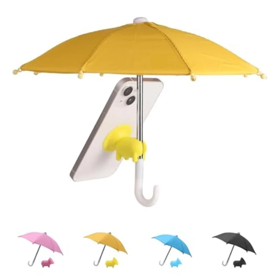 Phone Umbrella for Sun - Universal Adjustable Cute Stand With Piggy Suction Cup, Outdoor Anti-reflective Glare Blocking Cell Ph
Phone Umbrella for Sun - Universal Adjustable Cute Stand With Piggy Suction Cup, Outdoor Anti-reflective Glare Blocking Cell Ph