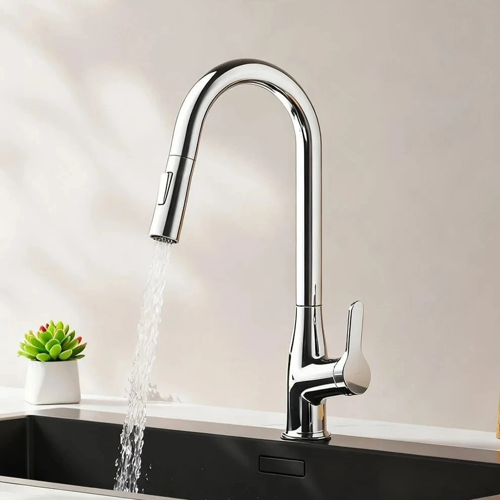 Stainless Steel Kitchen Sink Faucet, Hot and Cold Water for Household Use, Anti-Splashing, 360° Rotatable, Solid Brass Main Body
Stainless Steel Kitchen Sink Faucet, Hot and Cold Water for Household Use, Anti-Splashing, 360° Rotatable, Solid Brass Main Body