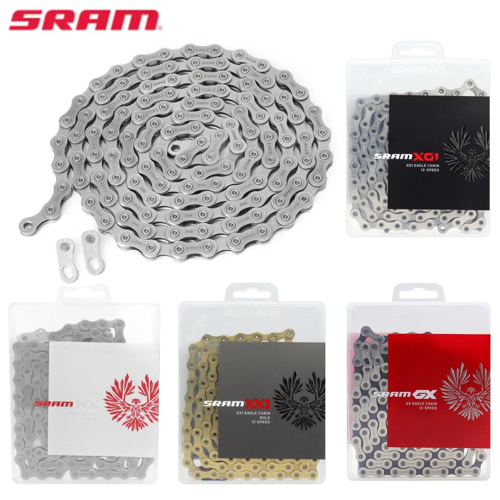 SRAM 12 Speed Bicycle Chain GX NX PCXX1 X01 XX1-Golden MTB Mountain Bike Chains 12S 12V Road Bike Chain For Shimano Bicycle Part
SRAM 12 Speed Bicycle Chain GX NX PCXX1 X01 XX1-Golden MTB Mountain Bike Chains 12S 12V Road Bike Chain For Shimano Bicycle Part