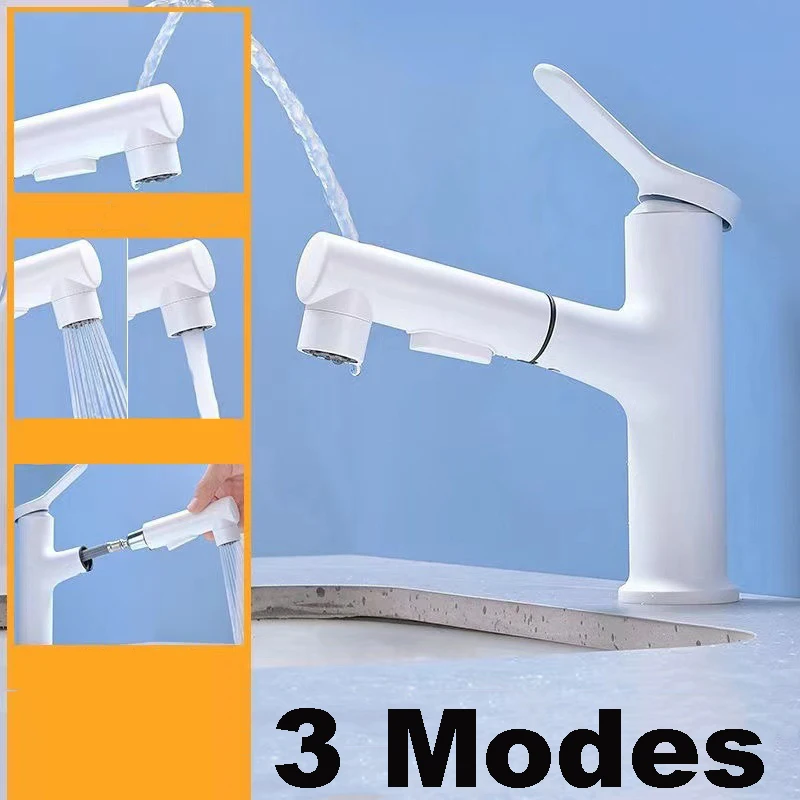 Kitchen Basin Faucet Pull Out for Household Bathroom Cold and Hot Water Mixer Washbasin Water Tap
Kitchen Basin Faucet Pull Out for Household Bathroom Cold and Hot Water Mixer Washbasin Water Tap