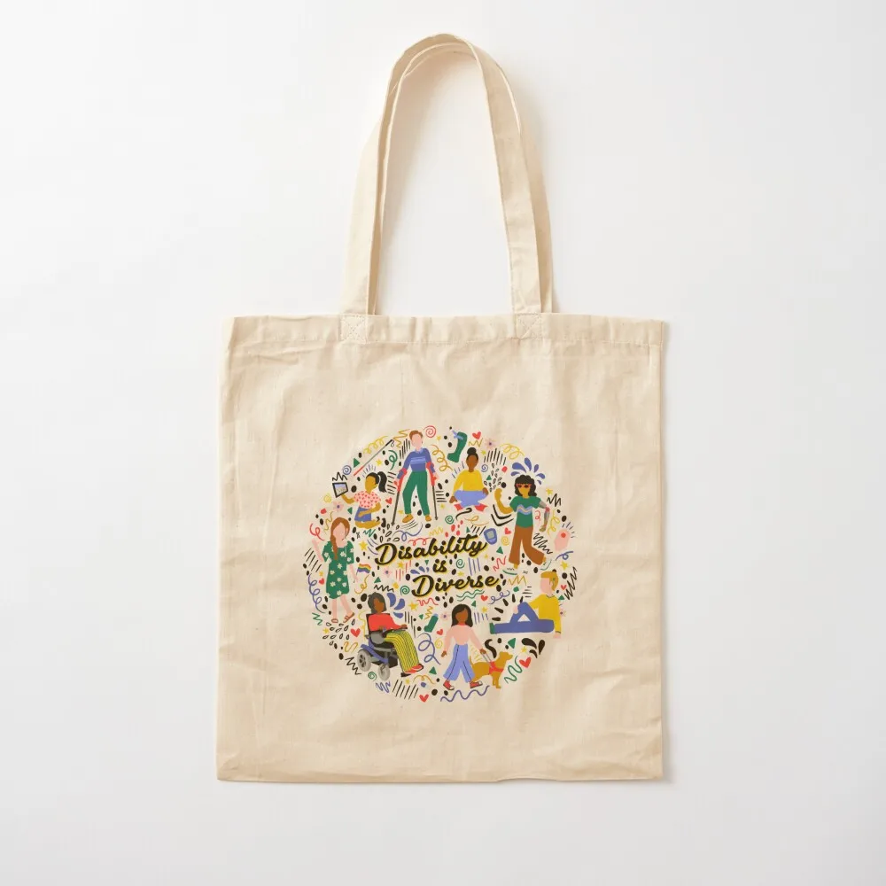 Disability is Diverse Tote Bag sacs de shopping tote bag university shopping bag logo
Disability is Diverse Tote Bag sacs de shopping tote bag university shopping bag logo