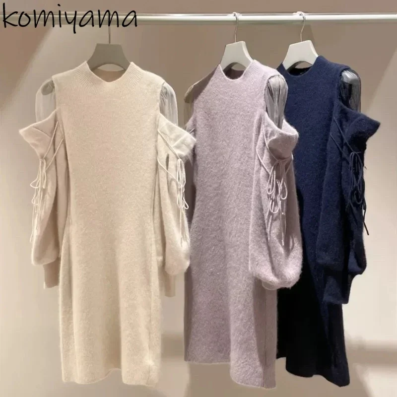 Bandage Vestido Off Shoulder Long Sleeve Vestidos Half High Collar Women 2025 New Dresses Mesh Dress Sweet Loose Clothing
Bandage Vestido Off Shoulder Long Sleeve Vestidos Half High Collar Women 2025 New Dresses Mesh Dress Sweet Loose Clothing