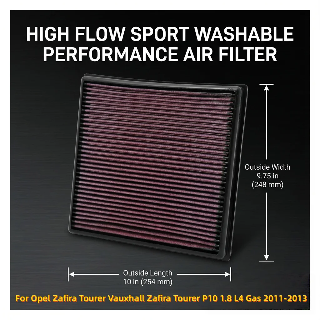 Высокопроизводительный спортивный моющийся воздушный фильтр для Opel Zafira Tourer / Vauxhall Zafira Tourer P10 1.8 L4 Gas 2011-2013, 33-2964
Высокопроизводительный спортивный моющийся воздушный фильтр для Opel Zafira Tourer / Vauxhall Zafira Tourer P10 1.8 L4 Gas 2011-2013, 33-2964