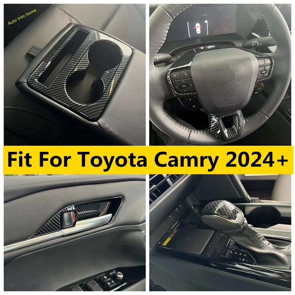 Gear Shift Head / Steering Wheel / Water Cup Holder Panel / Inner Door Handle Clasing Bowl Cover Trim For Toyota Camry 2024 2025
Gear Shift Head / Steering Wheel / Water Cup Holder Panel / Inner Door Handle Clasing Bowl Cover Trim For Toyota Camry 2024 2025