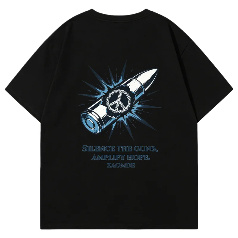 ZAZOMDE Men Big Size Cotton Short Sleeve Tee With Peace Message Design For Casual Streetwear And Daily Comfort Wear T Shirts
ZAZOMDE Men Big Size Cotton Short Sleeve Tee With Peace Message Design For Casual Streetwear And Daily Comfort Wear T Shirts