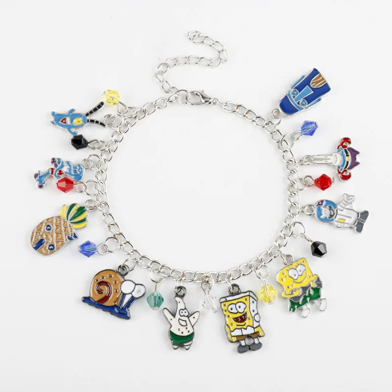 Cartoon SpongeBobs SquarePants Pendant Bracelet Oil Drop Enamel,Cartoon Patrick Stars Wristbands Squidward Bracelet
Cartoon SpongeBobs SquarePants Pendant Bracelet Oil Drop Enamel,Cartoon Patrick Stars Wristbands Squidward Bracelet
