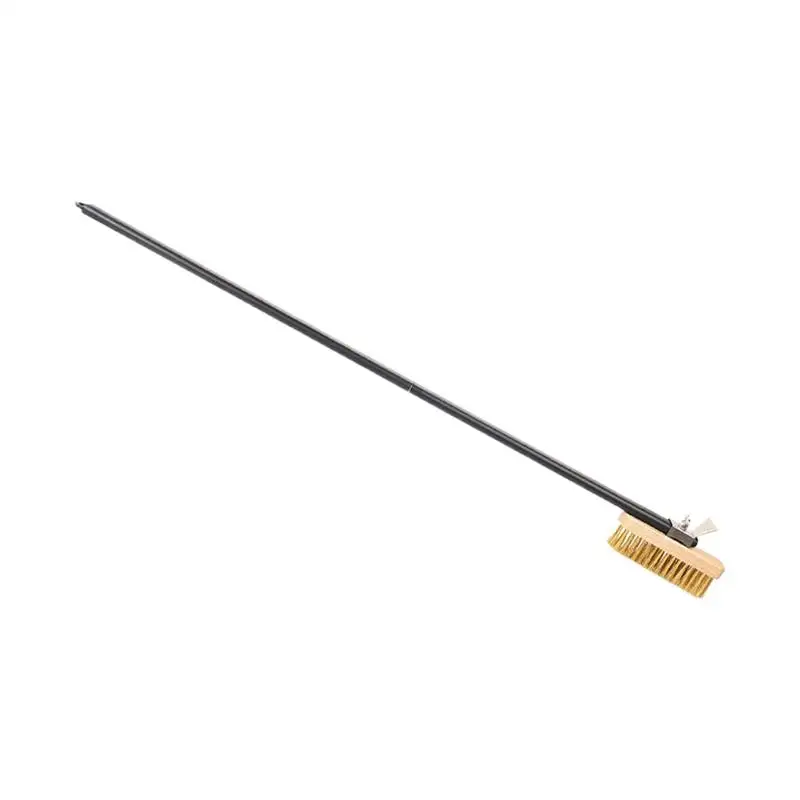 Pizza Oven Brush With Scraper Heat Resistant Stone Brush Brass Bristles Oven Brush Stainless Steel Cleaning Brush With Scraper
Pizza Oven Brush With Scraper Heat Resistant Stone Brush Brass Bristles Oven Brush Stainless Steel Cleaning Brush With Scraper