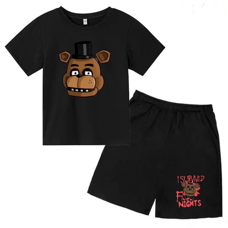 Kids Clothes Anime Cartoon Print Boys Girls Toddler T-shirt+Shorts 2P Students 3-12 Years Old Outdoor Sports Charming Summer Set
Kids Clothes Anime Cartoon Print Boys Girls Toddler T-shirt+Shorts 2P Students 3-12 Years Old Outdoor Sports Charming Summer Set