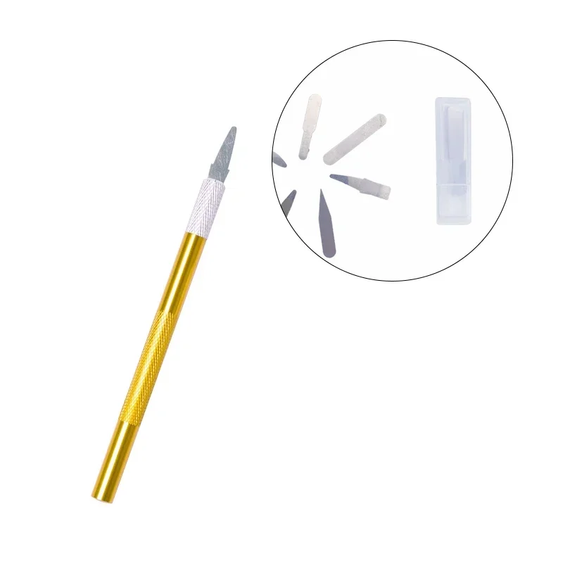 Dental Tooth Metal Scalpel Knife Tools Kit Non-Slip Blades Engraving Knife Mobile Phone Film Paper Cut Handicraft Carving Tools
Dental Tooth Metal Scalpel Knife Tools Kit Non-Slip Blades Engraving Knife Mobile Phone Film Paper Cut Handicraft Carving Tools