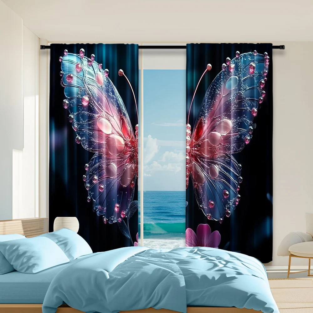 2 pcs, versatile polyester transparent curtains for home decoration Butterfly1 for use in bedrooms and living rooms
2 pcs, versatile polyester transparent curtains for home decoration Butterfly1 for use in bedrooms and living rooms