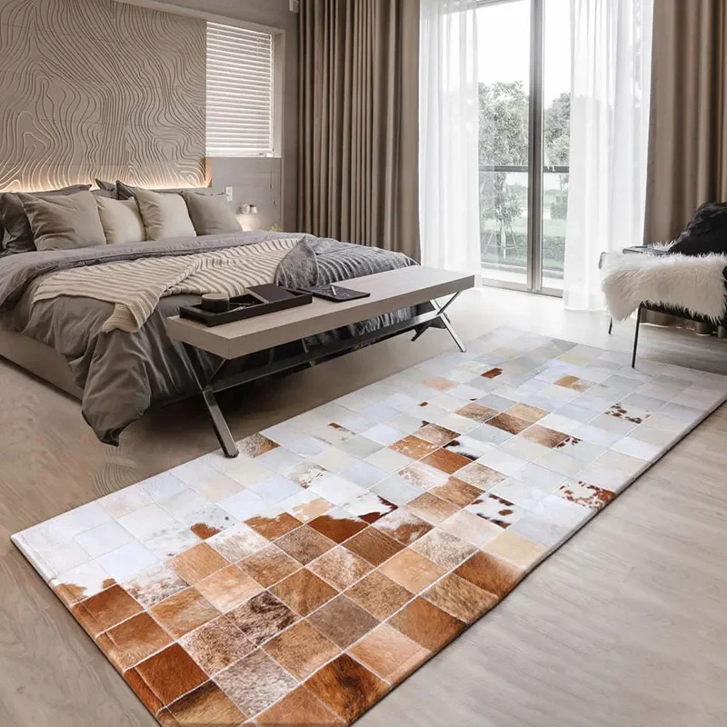 Handmade Genuine Cowhide Carpet Living Room Bedroom Decor Customize Large Home Modern Area Rug Bedside Mat Real Cow Hide Carpet
Handmade Genuine Cowhide Carpet Living Room Bedroom Decor Customize Large Home Modern Area Rug Bedside Mat Real Cow Hide Carpet