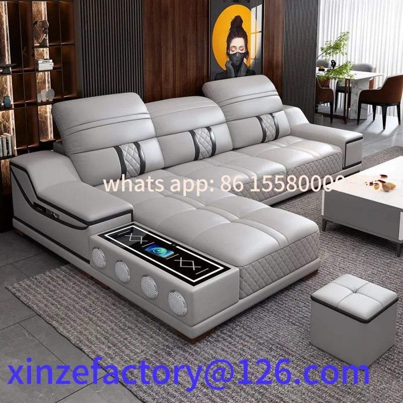 Customizable modern size apartment medium thickness leave-in sofa Foshan corner 
Customizable modern size apartment medium thickness leave-in sofa Foshan corner