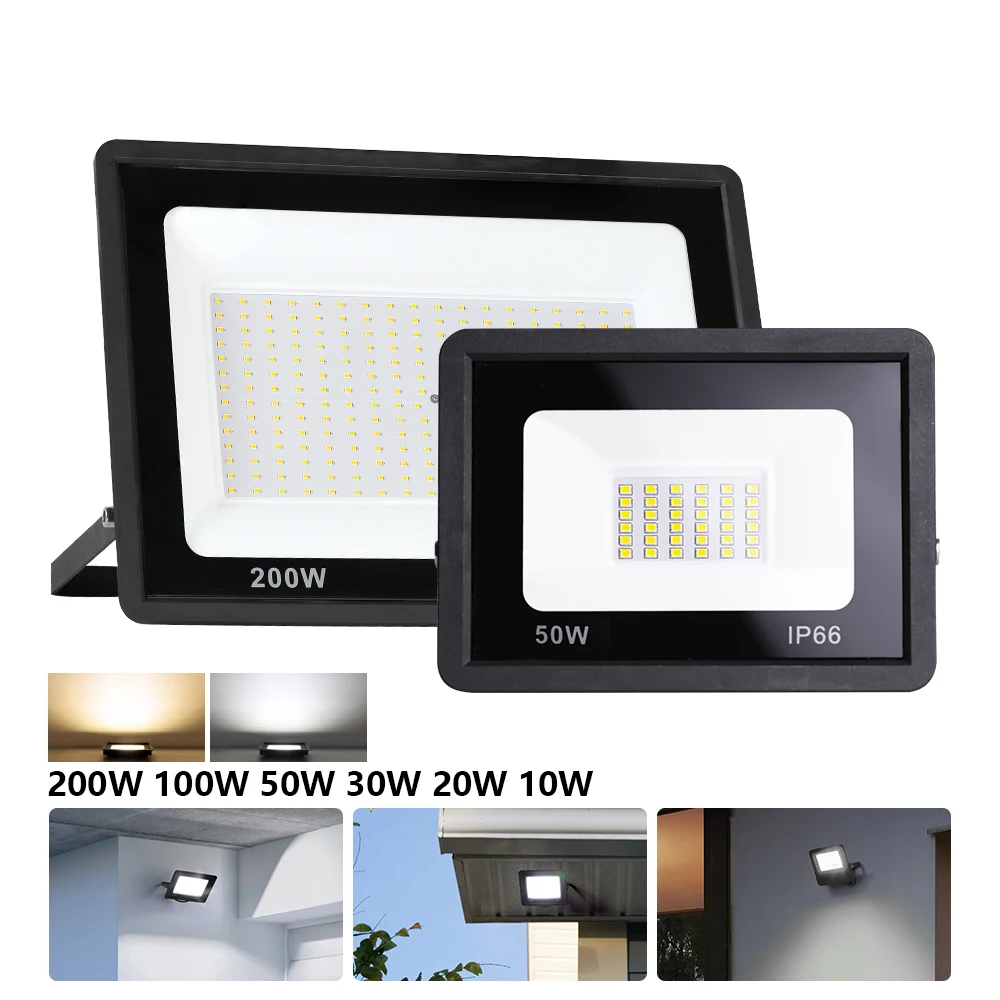 Outdoor Light LED Spotlight 220V Floodlight Reflector LED Flood Lights Waterproof IP66 External Street Lamps Garden Lighting
Outdoor Light LED Spotlight 220V Floodlight Reflector LED Flood Lights Waterproof IP66 External Street Lamps Garden Lighting